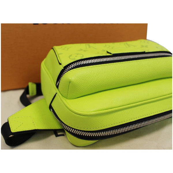 top view lv Outdoor Taiga Monogram Bahia Bumbag