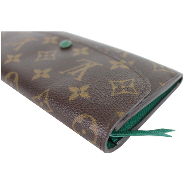 Lv Emilie Monogram Canvas Wallet Brown corner preview