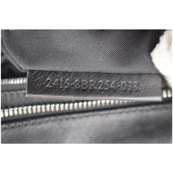 FENDI Devil Trapezio Top Handle Calfskin Tote Shoulder Bag Black