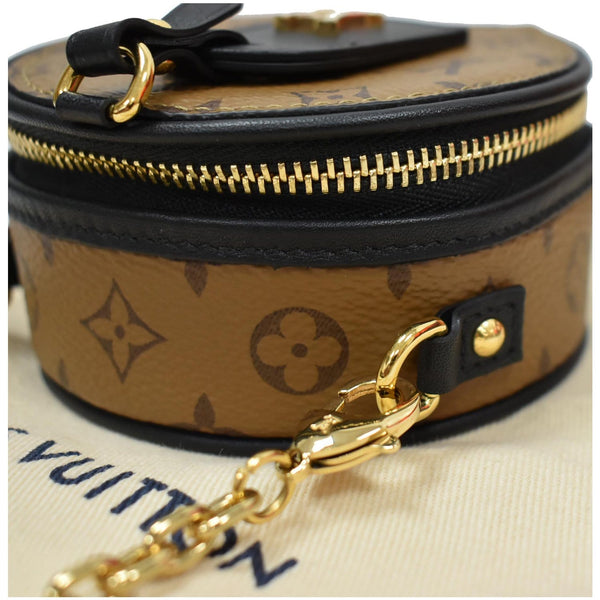 LOUIS VUITTON Chapeau Necklace Monogram Canvas Shoulder Bag Brown