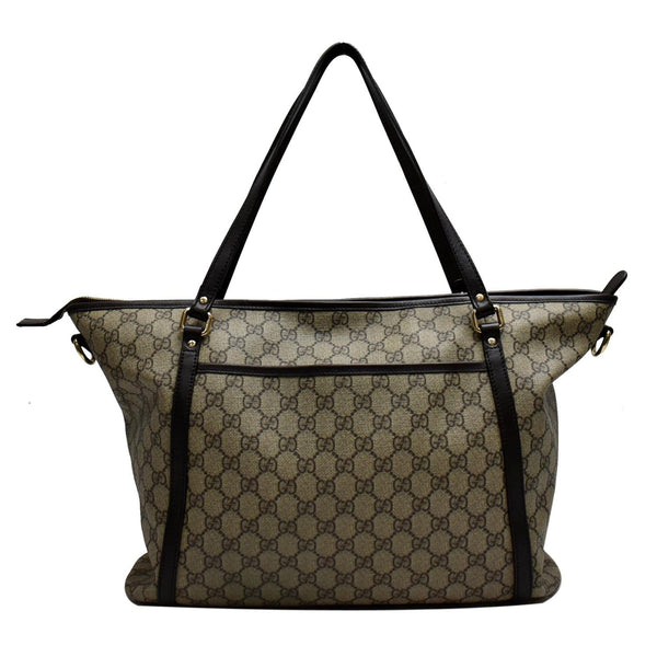 GUCCI Joy Medium GG Supreme Canvas Tote Bag Beige 388923