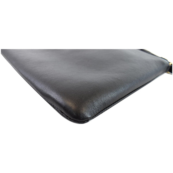 YVES SAINT LAURENT Teen Monogram Calfskin Leather Crossbody Bag Black