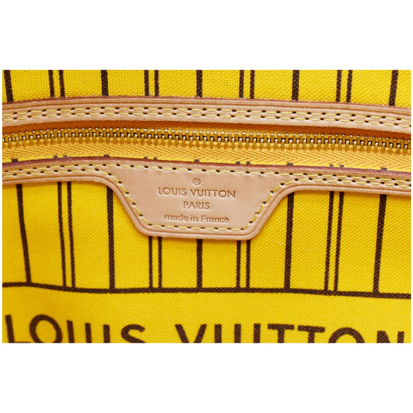 LOUIS VUITTON Neverfull MM Monogram Canvas Shoulder Bag Brown