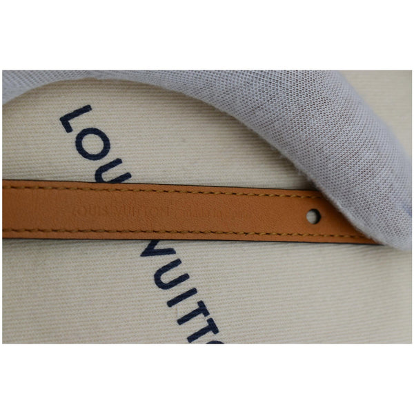 LOUIS VUITTON Essential V Monogram Canvas Bracelet Brown Size 19