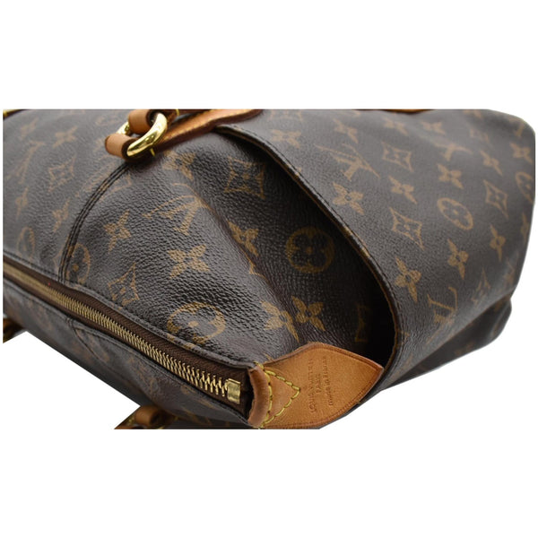 LOUIS VUITTON Totally MM Monogram Canvas Tote Shoulder Bag Brown