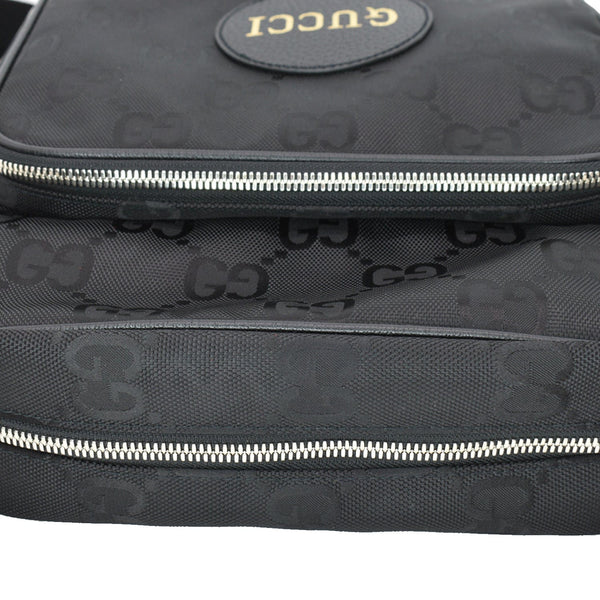 Gucci Off The Grid GG Monogram Nylon Shoulder Bag Black
