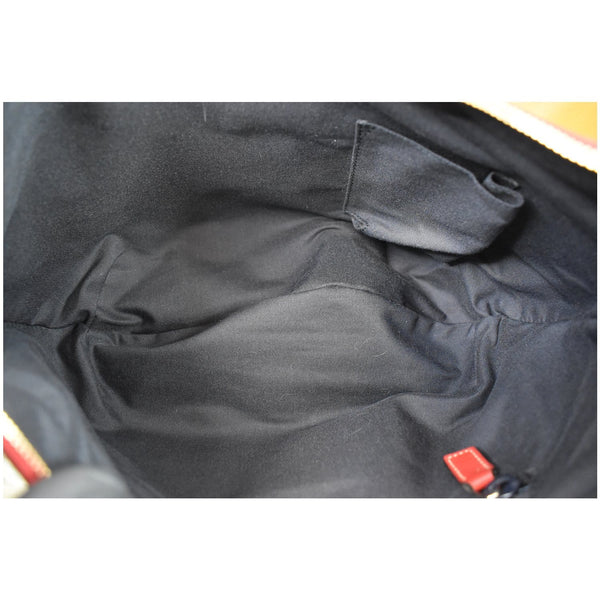 GUCCI GG Canvas Web Messenger Bag Red/Navy 181092