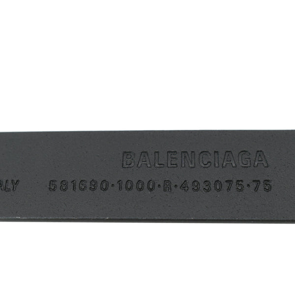 Balenciaga BB Leather Belt Black 36