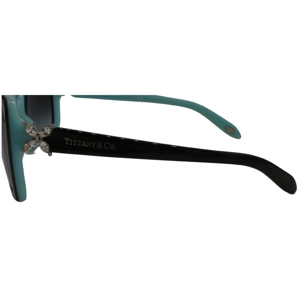 TIFFANY & CO. TF 4047-B Black on Blue Sunglasses Gray Gradient Lens