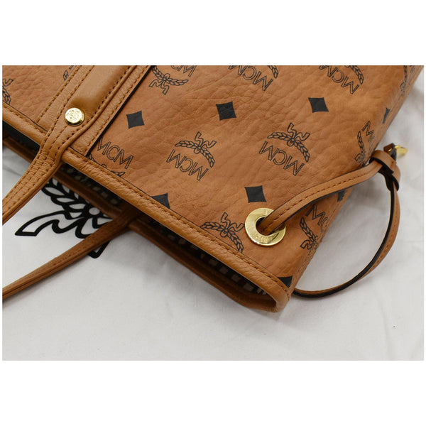 MCM Reversible Liz Medium Visetos Canvas Shopper Tote Bag