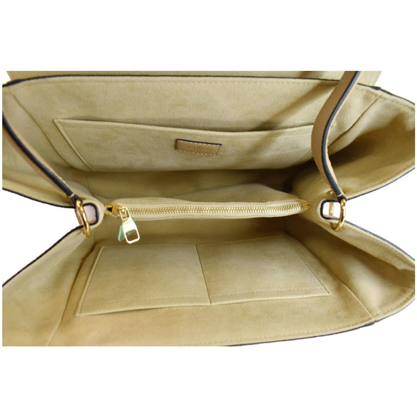 LOUIS VUITTON Trocadero Monogram Empreinte Leather Shoulder Bag Dune