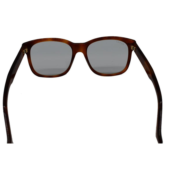 GUCCI Light Havana Eyeglasses Transparent Lens