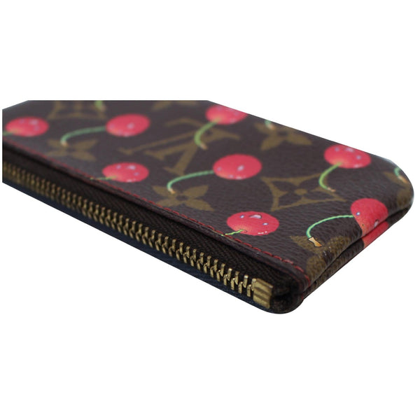 Louis Vuitton Key Coin Pouch Cerises Cherry corner