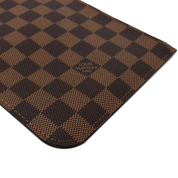 Louis Vuitton Neverfull MM Damier Ebene Pochette Pouch