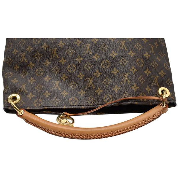 LOUIS VUITTON Artsy MM Monogram Canvas Shoulder Bag Brown