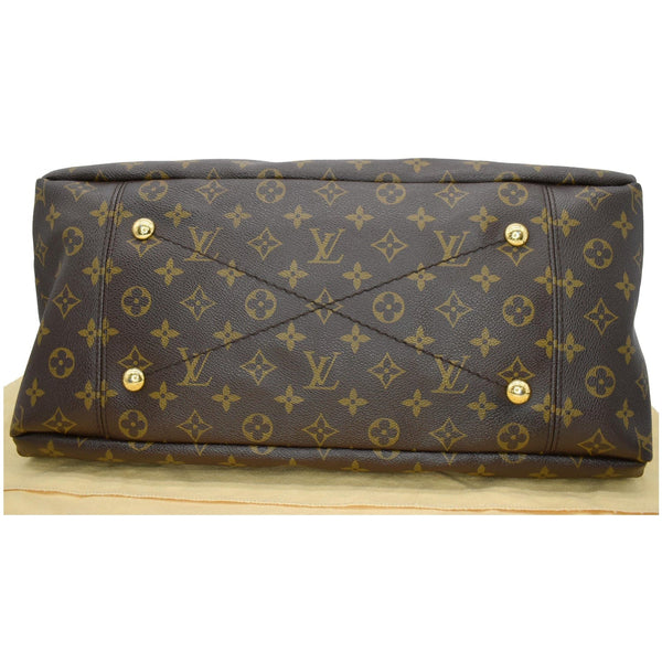 LOUIS VUITTON Artsy MM Monogram Canvas Hobo Bag Brown