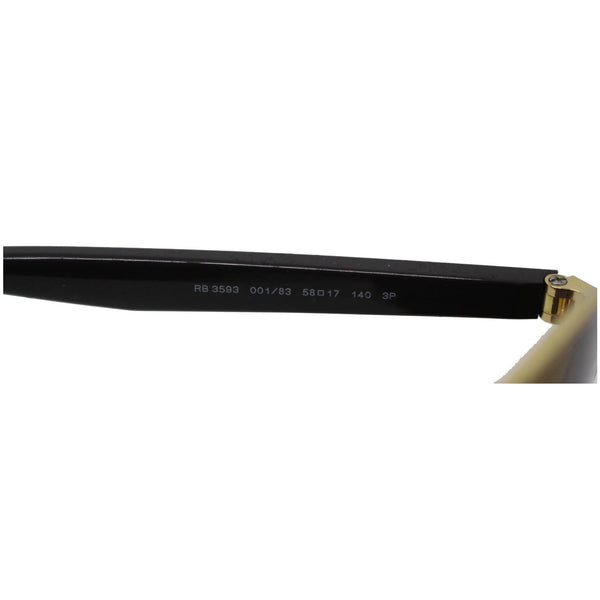 Ray-Ban Sunglasses RB3593 001/83 58 Gold Frame Brown Polarized Lens