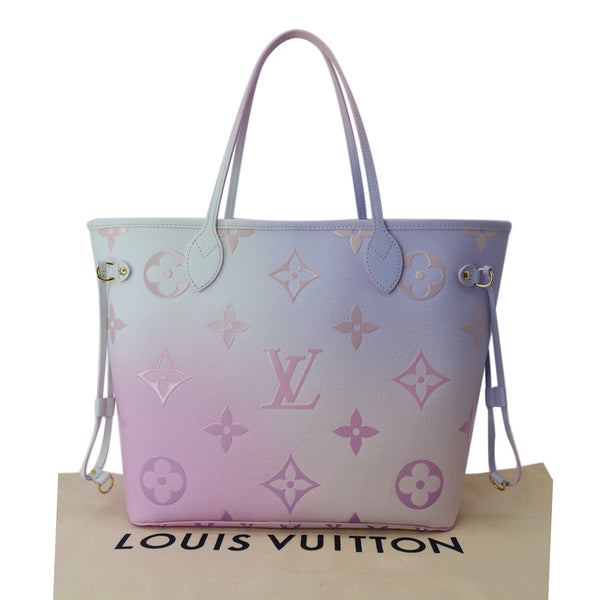 LOUIS VUITTON Neverfull MM Monogram Canvas Tote Bag Sunrise Pastel - New Year Deals