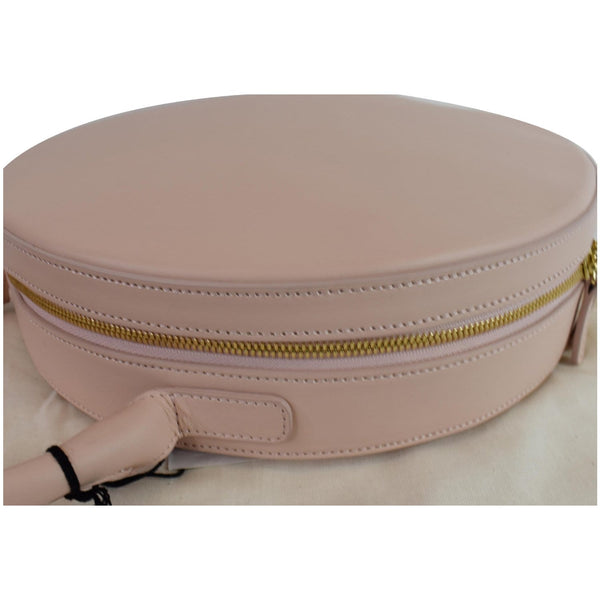 MANSUR GAVRIEL Large Circle Leather Tote Bag Pink