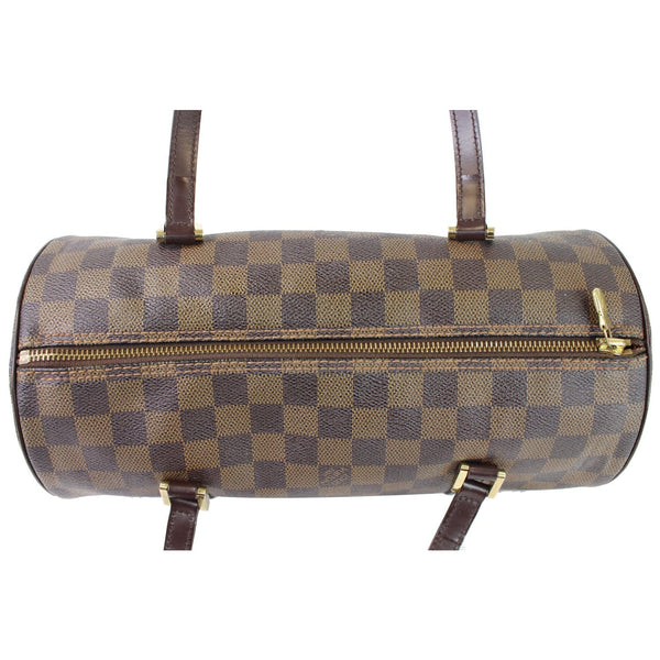 Louis Vuitton Papillon 30 Damier Ebene Shoulder Bag top upper view