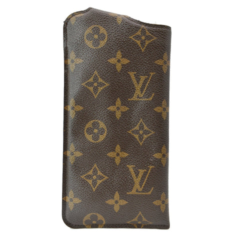 Louis Vuitton Monogram Canvas Sunglasses Case Brown