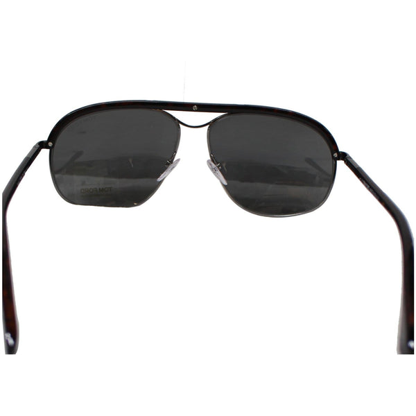 TOM FORD FT0234 13A 59 Russell Gunmetal Havana Sunglasses Grey Lens