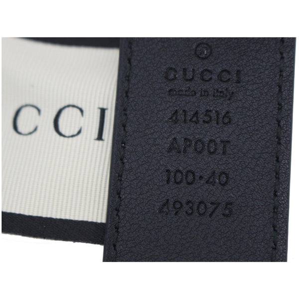 preloved Gucci Double G Buckle Leather Belt Size 100.40