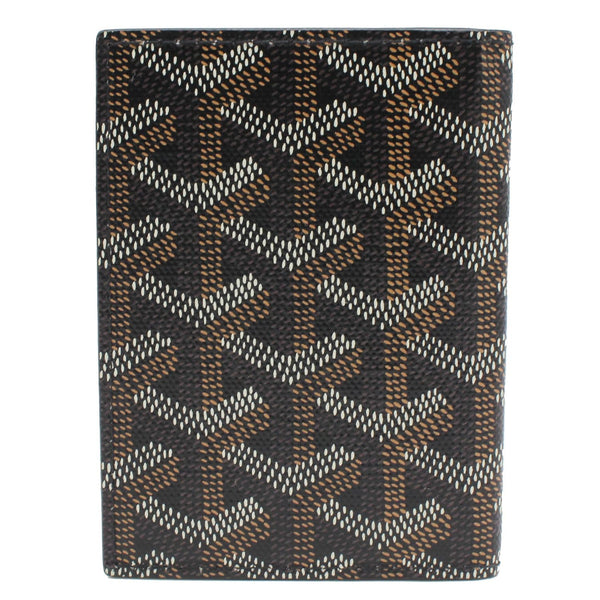 GOYARD Bi-Fold Coated Canvas Wallet Black