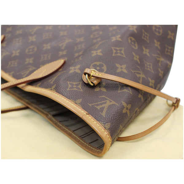 Louis Vuitton Neverfull MM Monogram Canvas Tote corner