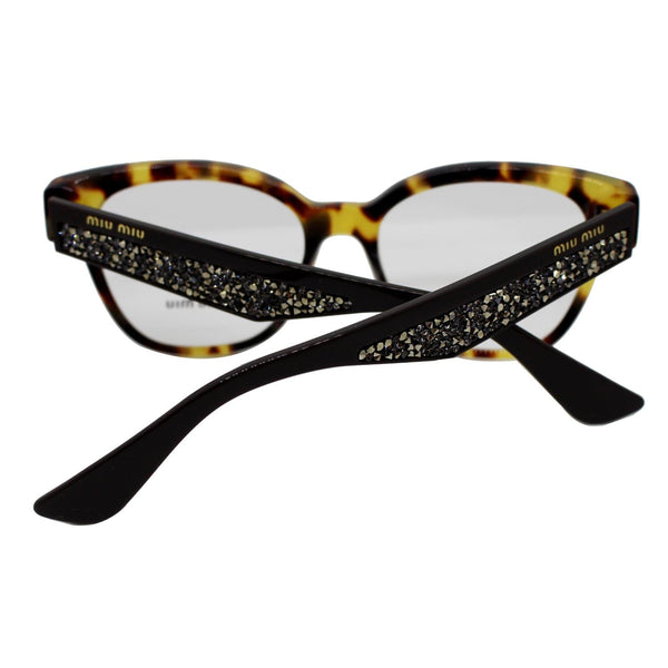 Miu Miu MU06OV 7S01O1 Light Havana Eyeglasses Demo Lens