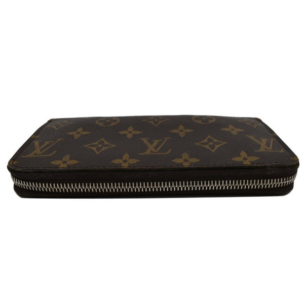 LOUIS VUITTON Zippy Organizer Monogram Canvas Wallet Brown