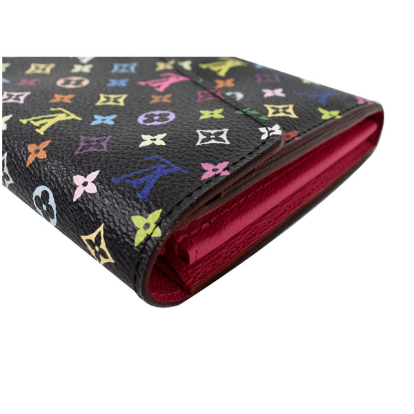 Louis Vuitton Sarah NM Multicolor Monogram Wallet corner view