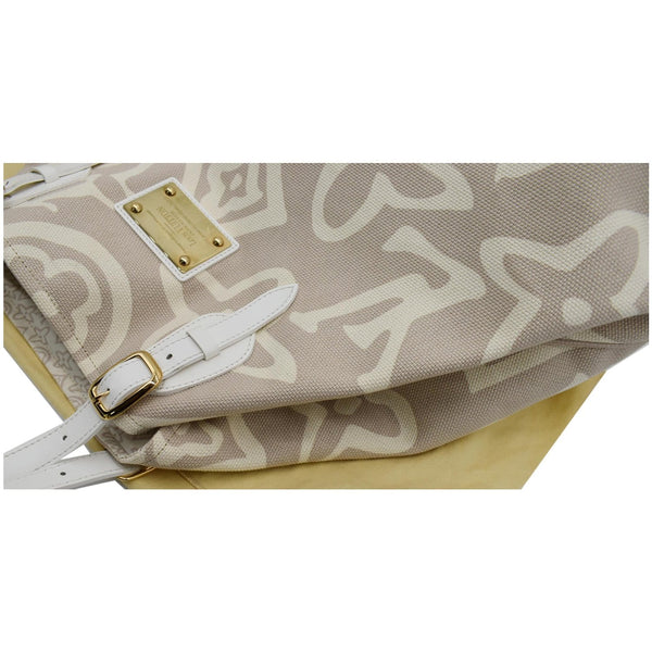 LOUIS VUITTON Tahitienne Cabas GM Monogram Print Canvas Tote Bag Beige