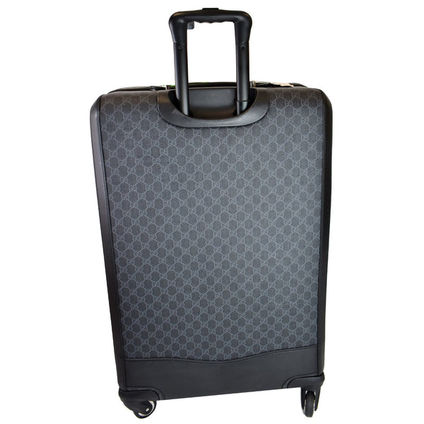 Gucci Supreme Monogram Large Four Wheel Suitcase Bag backside