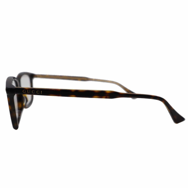 GUCCI GG0191OA 002 Havana Eyeglasses Demo Lens