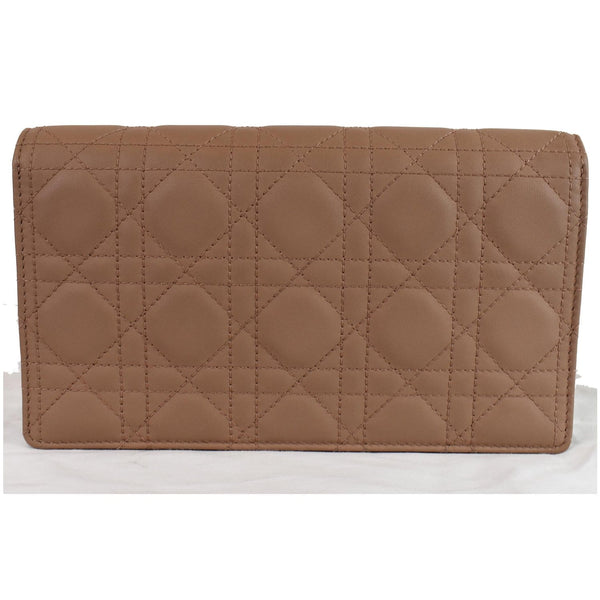 CHRISTIAN DIOR The Lady Dior Calfskin Chain Pouch Bag Blush Ultramatte - Final Sale