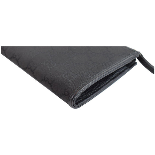 GUCCI GG Canvas Zip Around Wallet Black 332747