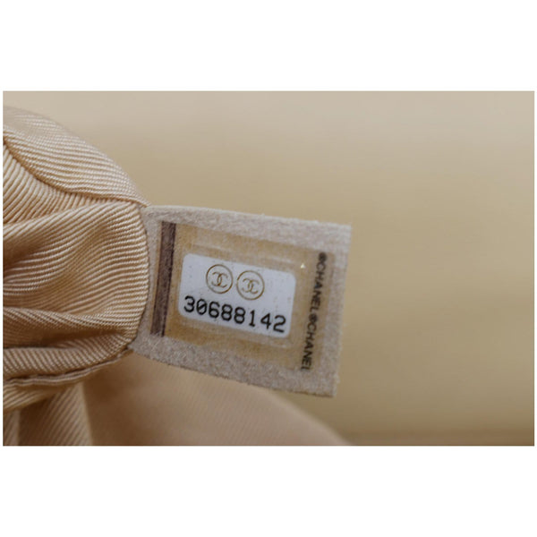 CHANEL 19 Large Lambskin Leather Shoulder Bag Nude