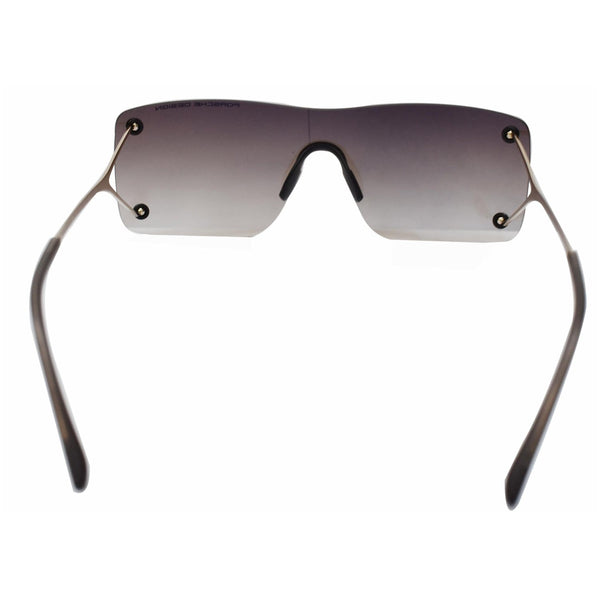 Porsche Design P8620 B 99 Shield Men Gold Sunglasses Grey Lens