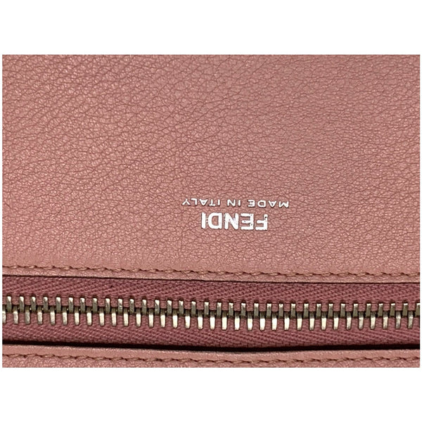 FENDI Dotcom Quilted Lambskin Zippy Pochette Pink - Last Call