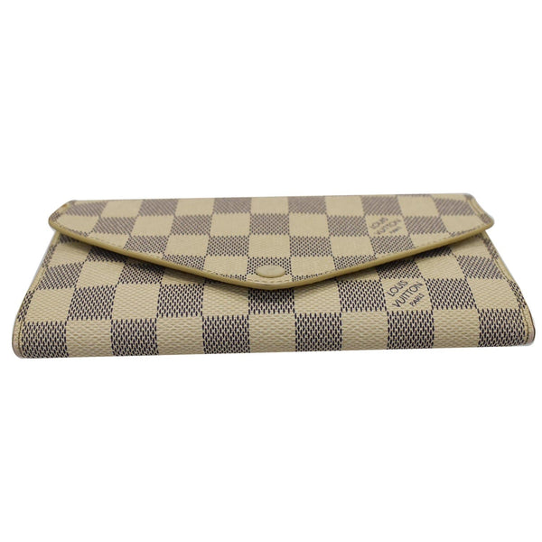 LOUIS VUITTON Josephine Damier Azur Wallet White