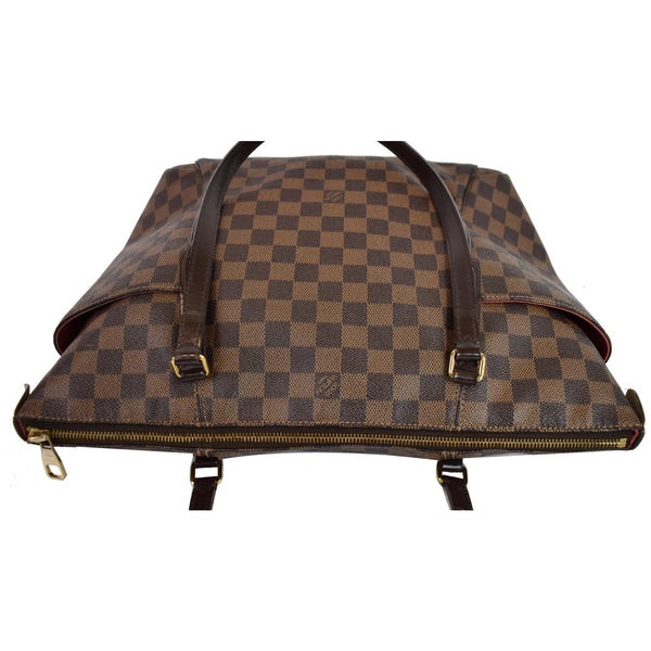 LOUIS VUITTON Totally MM Damier Ebene Shoulder Bag Brown
