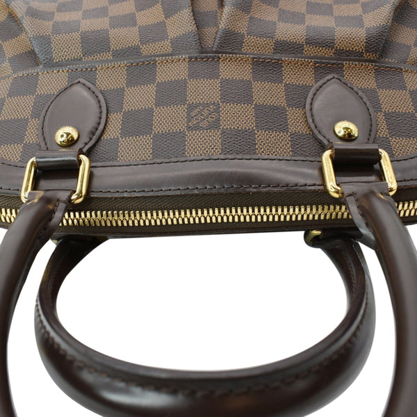 LOUIS VUITTON Trevi PM Damier Ebene Satchel Bag Brown - New Year Deals