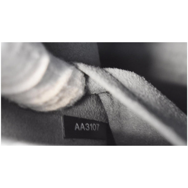 LOUIS VUITTON Alma PM Epi Leather Satchel Bag Black