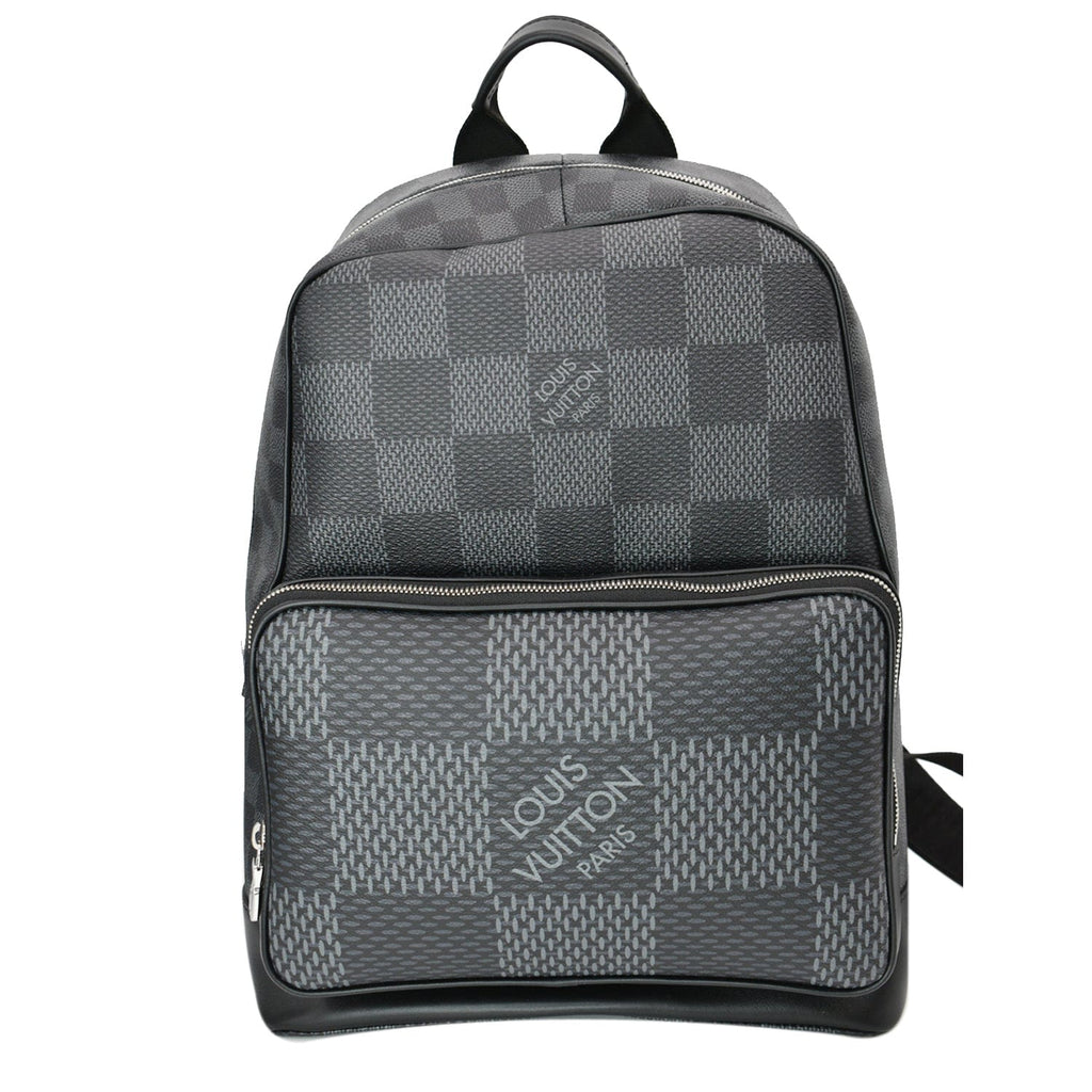 Louis Vuitton Damier Graphite Campus Backpack - Black Backpacks