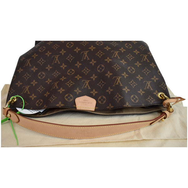 LOUIS VUITTON Graceful MM Monogram Canvas Shoulder Bag Brown