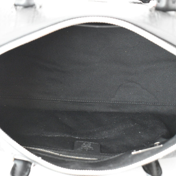 MCM Visetos Canvas Boston Bag Black