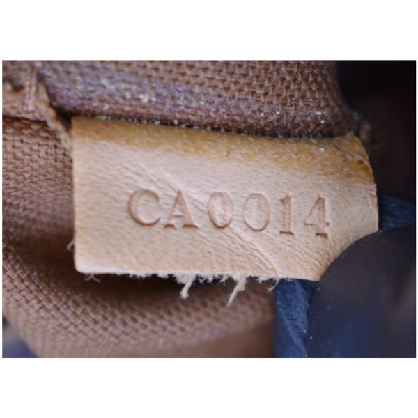 LOUIS VUITTON Abbesses Monogram Canvas Messenger Bag Brown