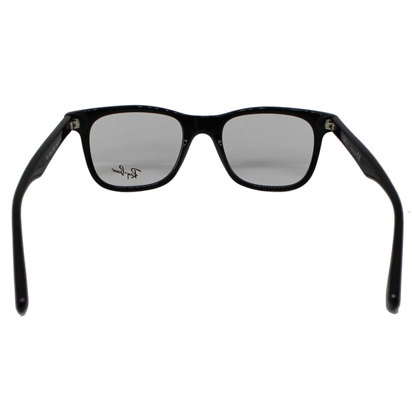 Ray-Ban RX5248 2000 49 Shiny Black Frame Eyeglasses Demo Lens