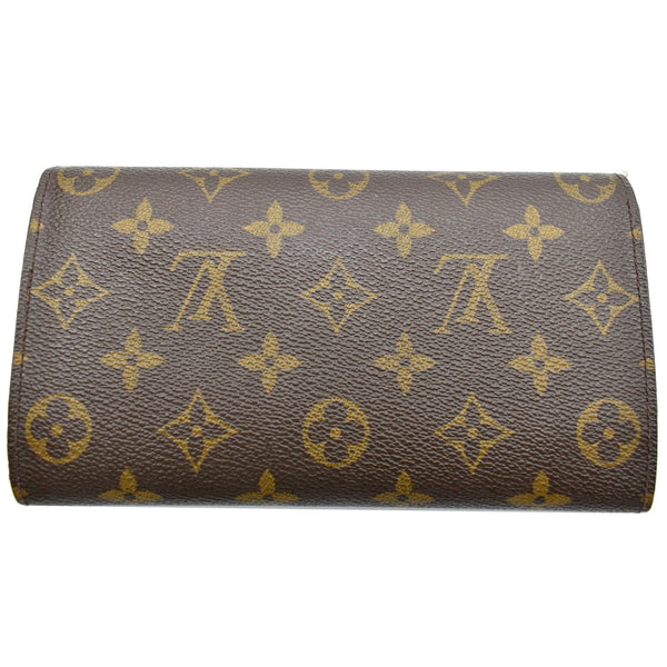 LOUIS VUITTON Sarah Monogram Canvas Wallet Brown